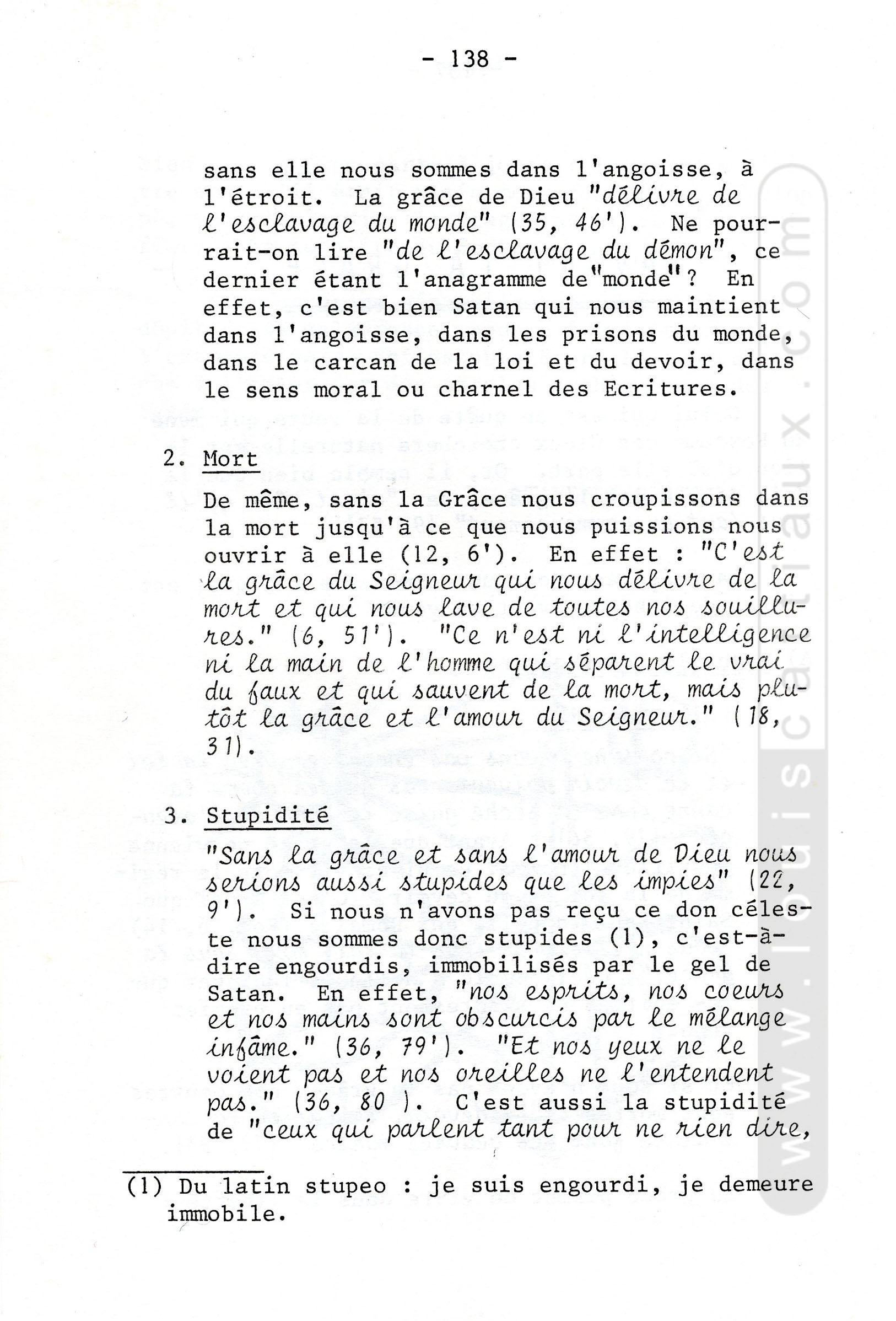 Le thème de la grâce dans « Le Message Retrouvé », 1992