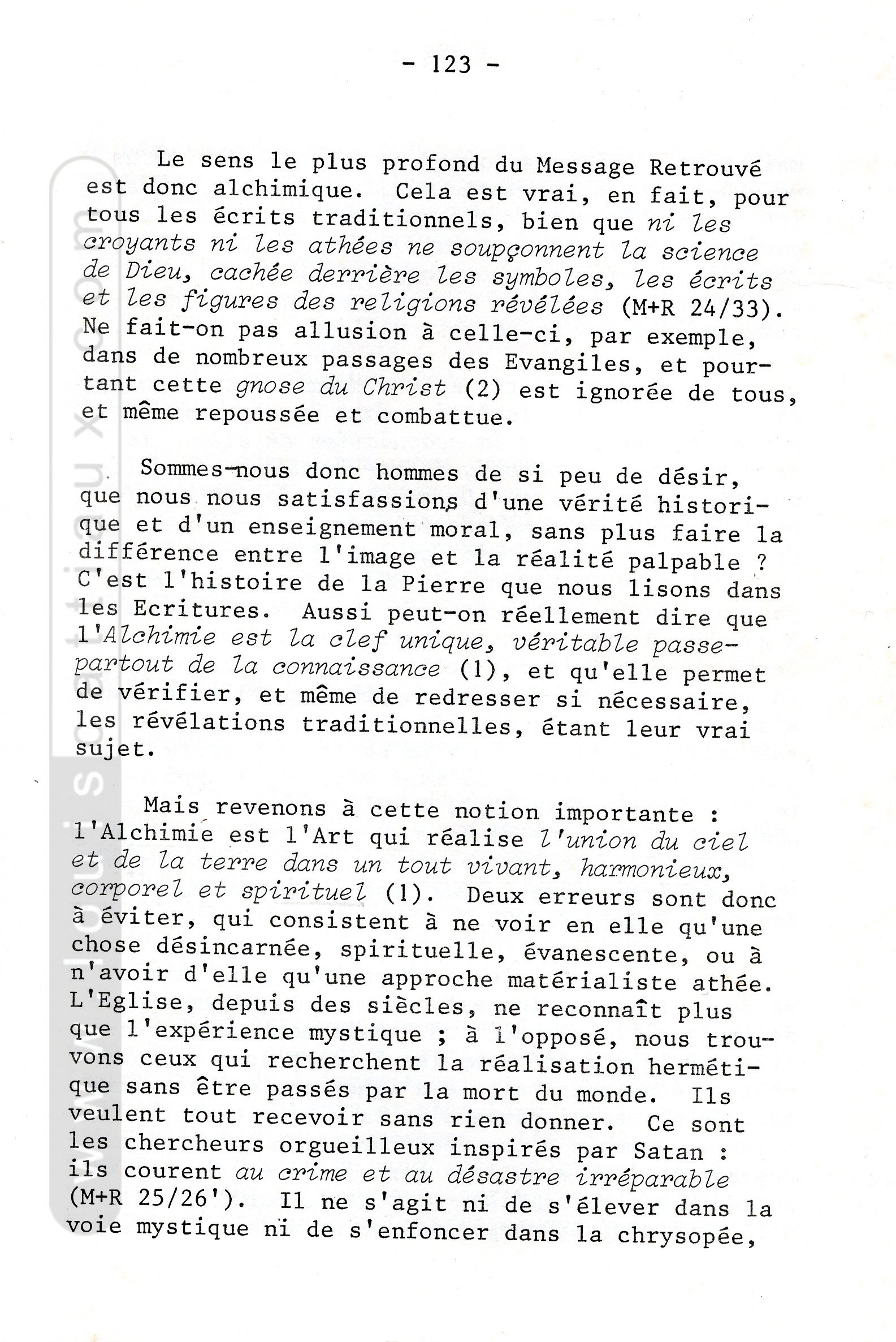 « Le Message Retrouvé » par Claude Froidebise, 1992