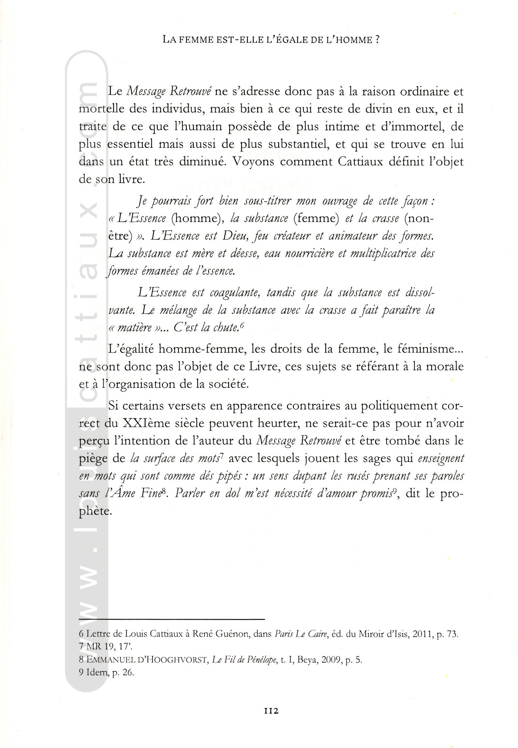 La femme est-elle l’égale de l’homme ?, 2021