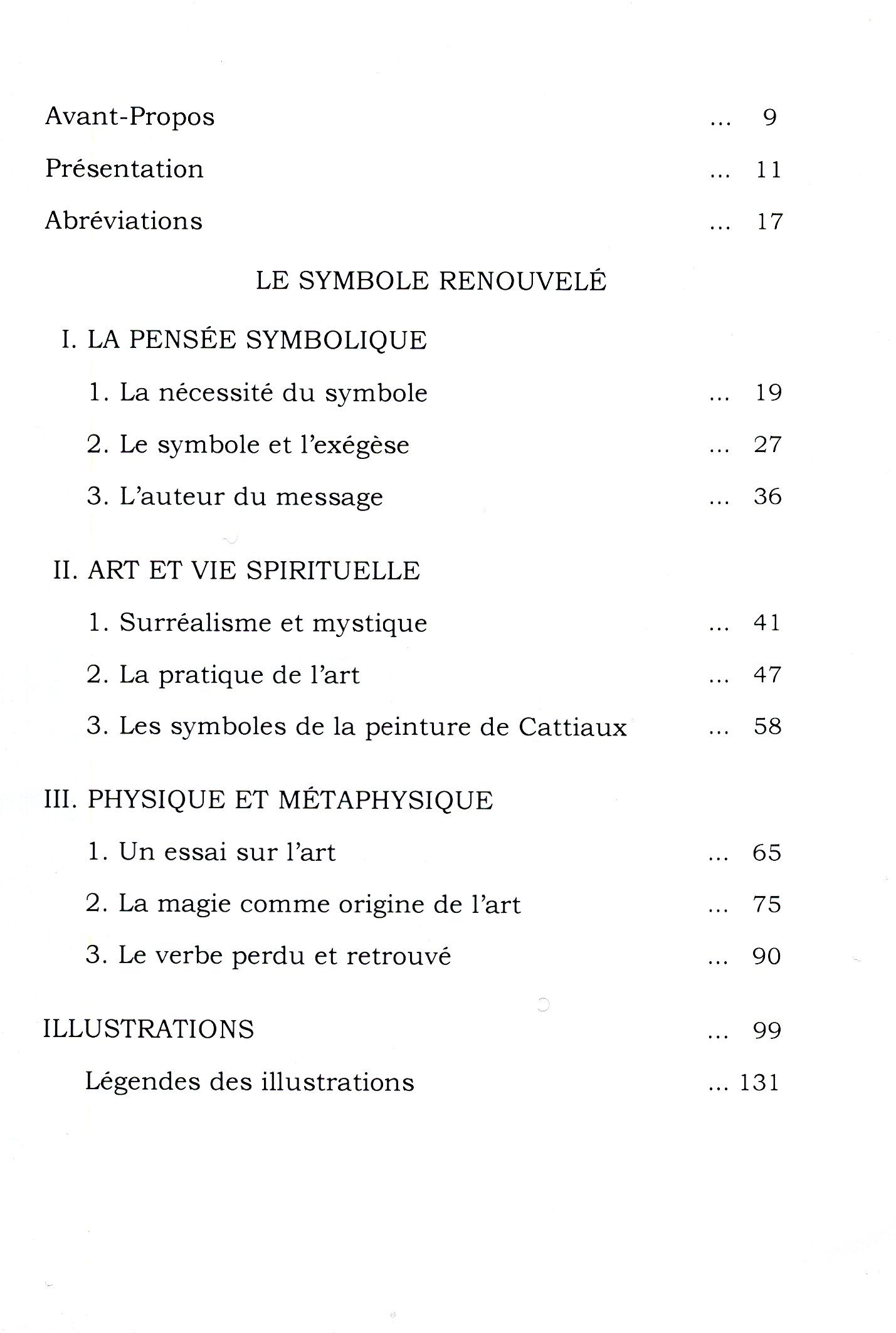 Le symbole renouvelé