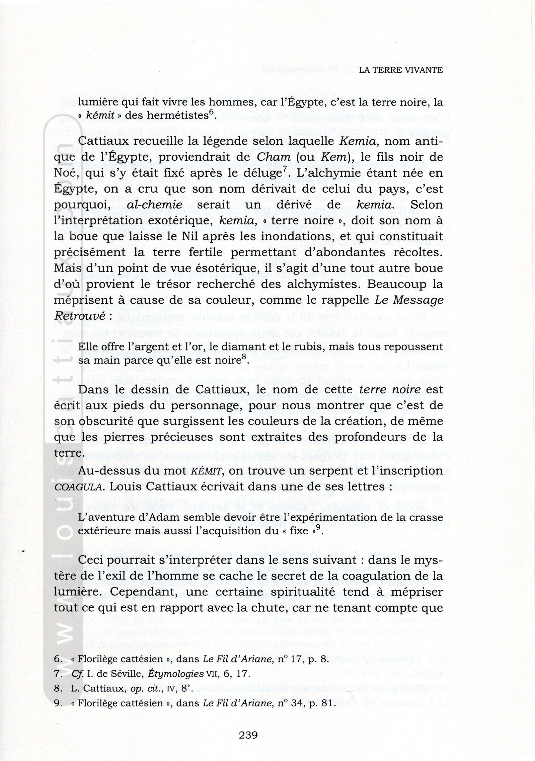 La terre vivante, les hiéroglyphes de Louis Cattiaux, 2003