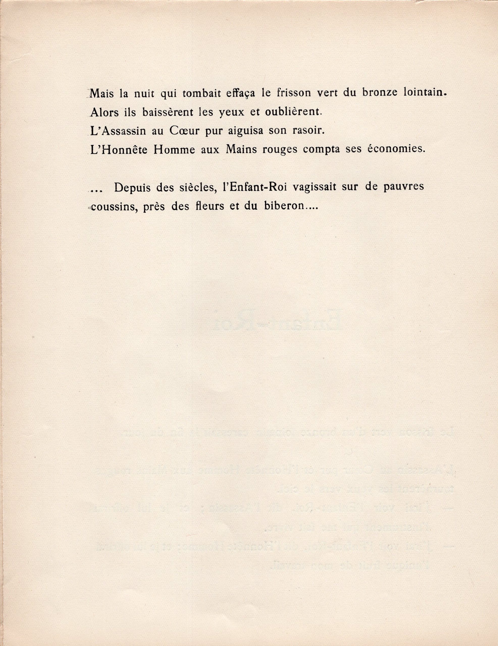 Enfant-Roi (cont.) – André Guilliot
