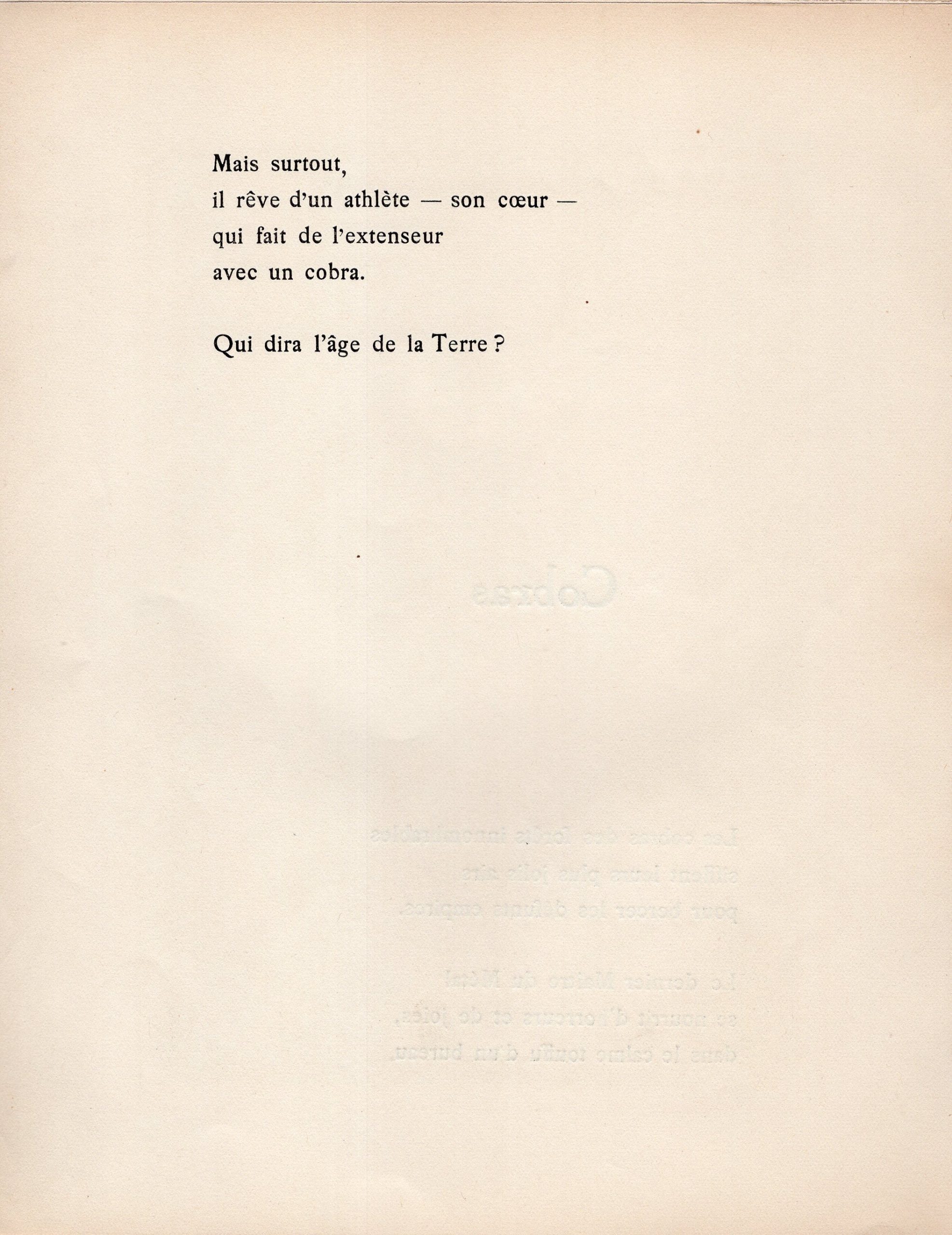 Cobras (cont.) – André Guilliot