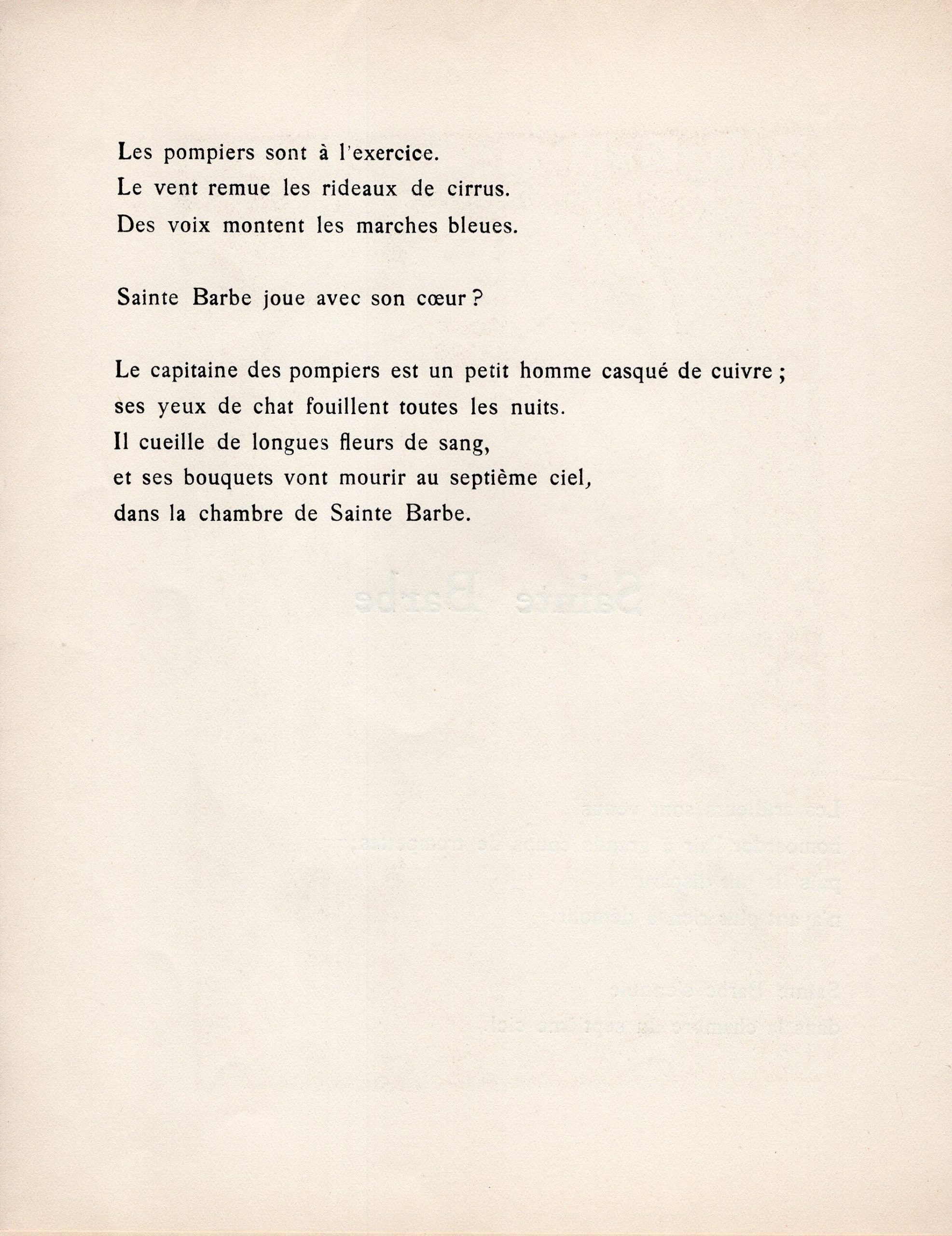 Sainte Barbe (cont.) – André Guilliot