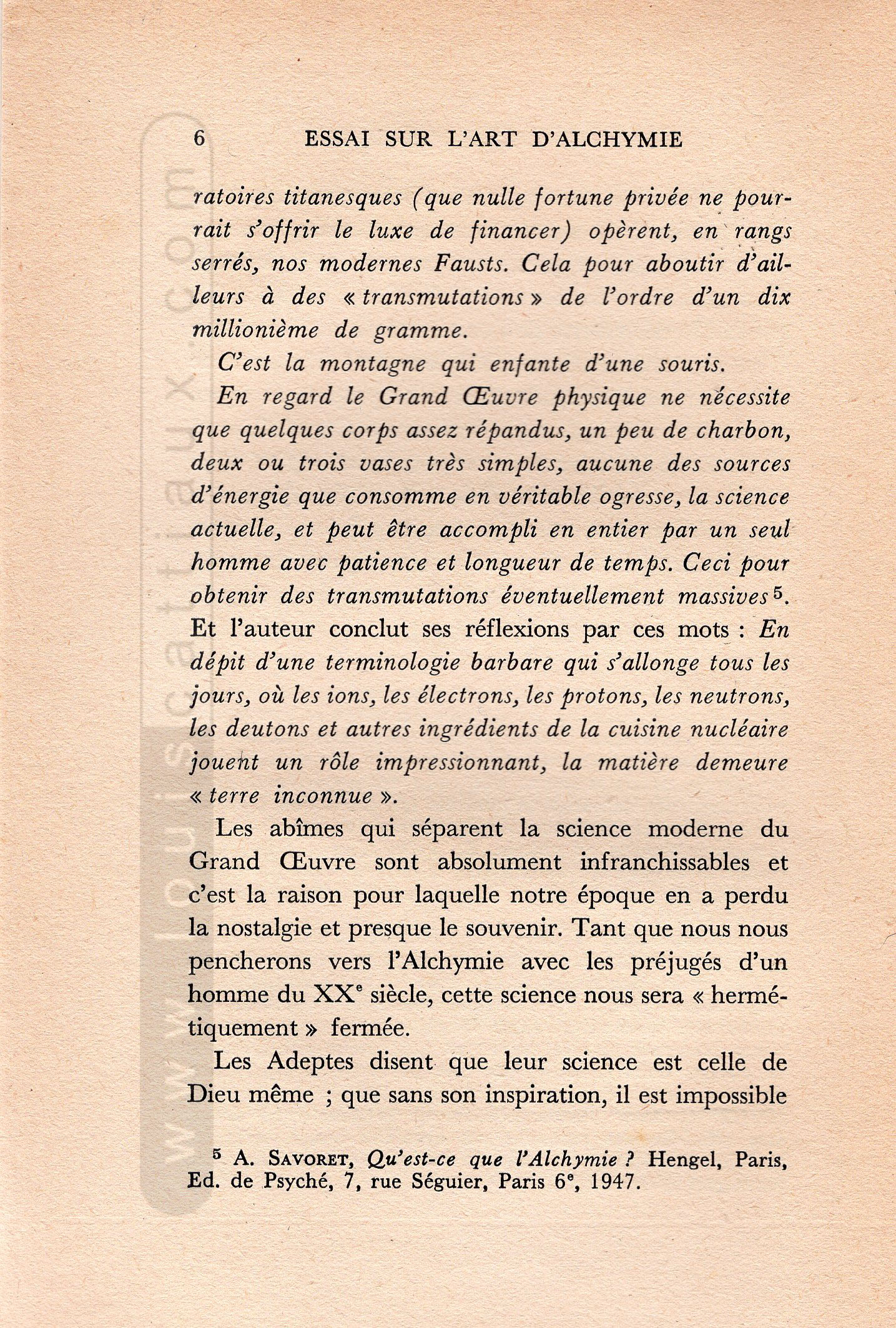 Essai sur l’Art d’Alchymie – Emmanuel d’Hooghvorst