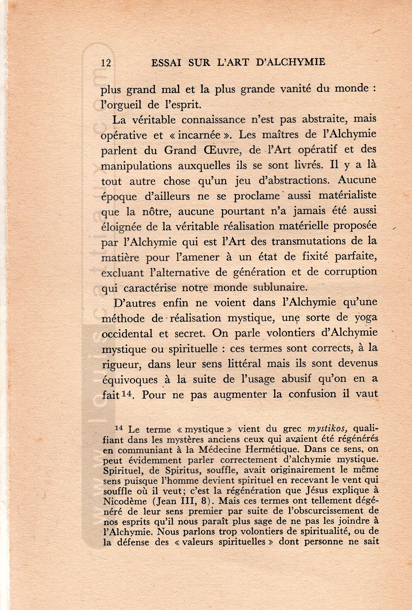Essai sur l’Art d’Alchymie – Emmanuel d’Hooghvorst