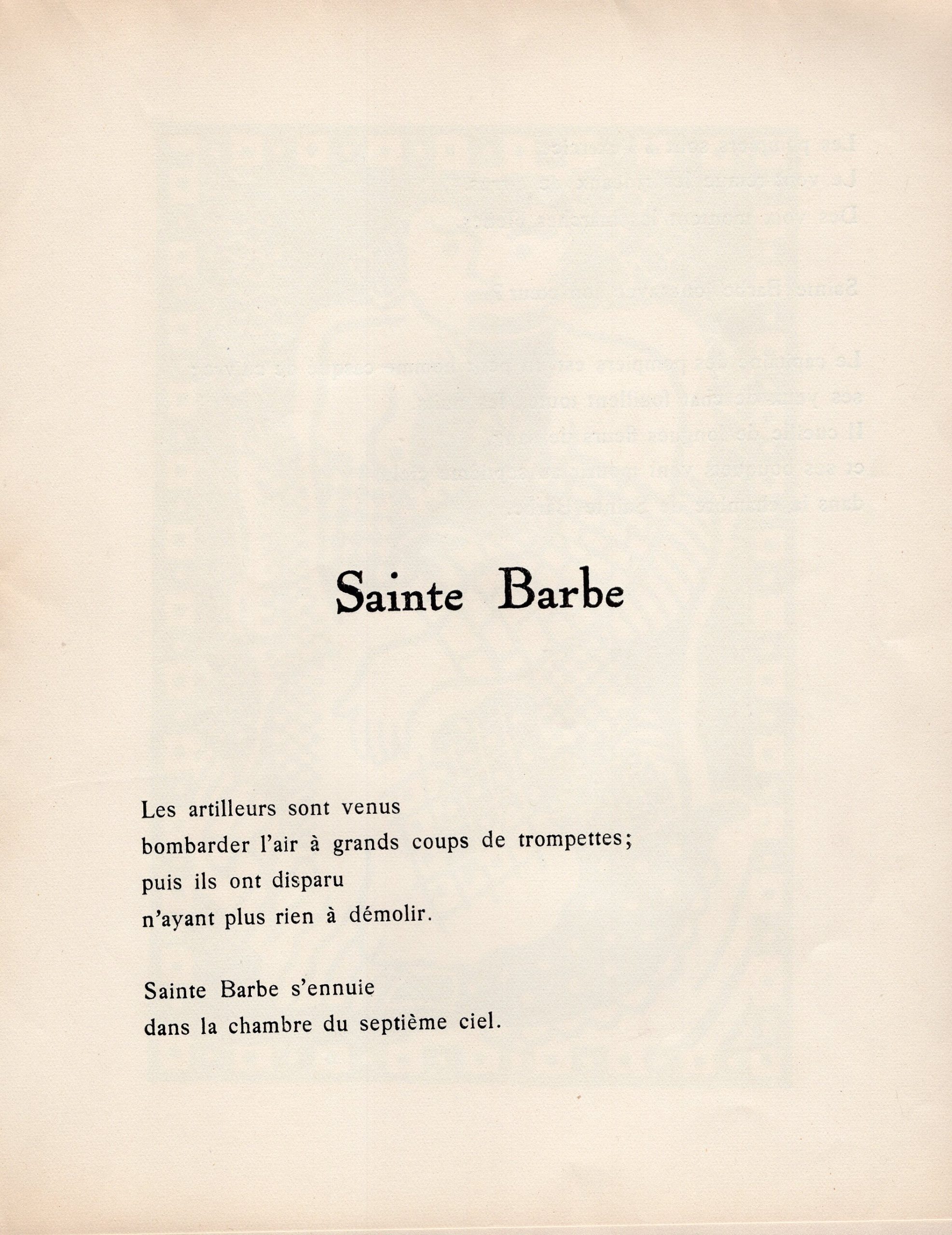 Sainte Barbe – André Guilliot