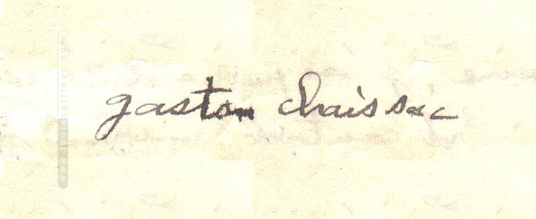 Signature de Chaissac