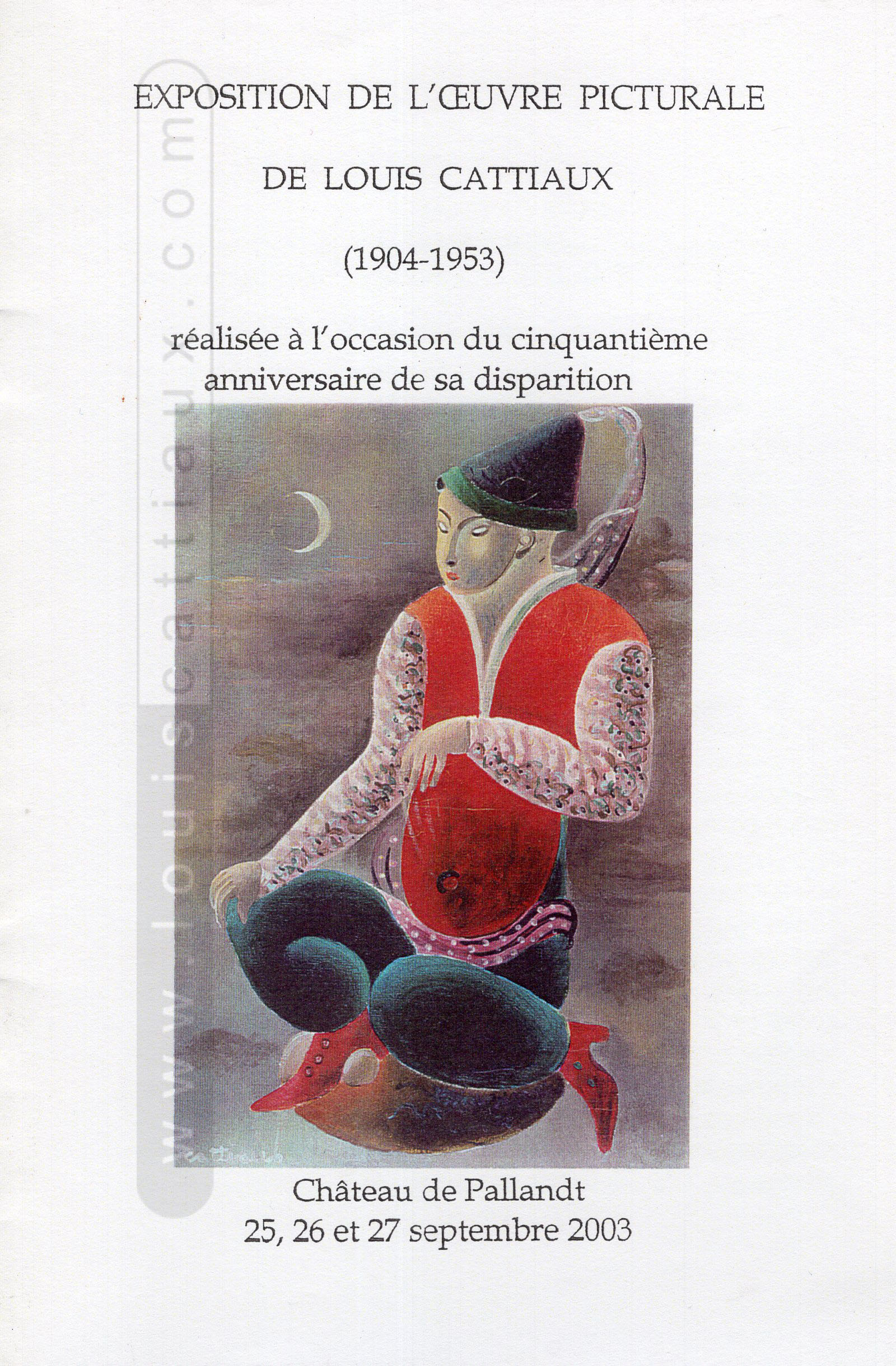 Catalogue de l’exposition, couverture